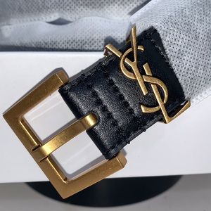 NWOT YSL Blk/Gold Belt Full inclusion!